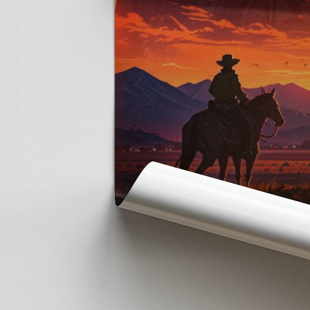 Pôster Crepúsculo Equestre