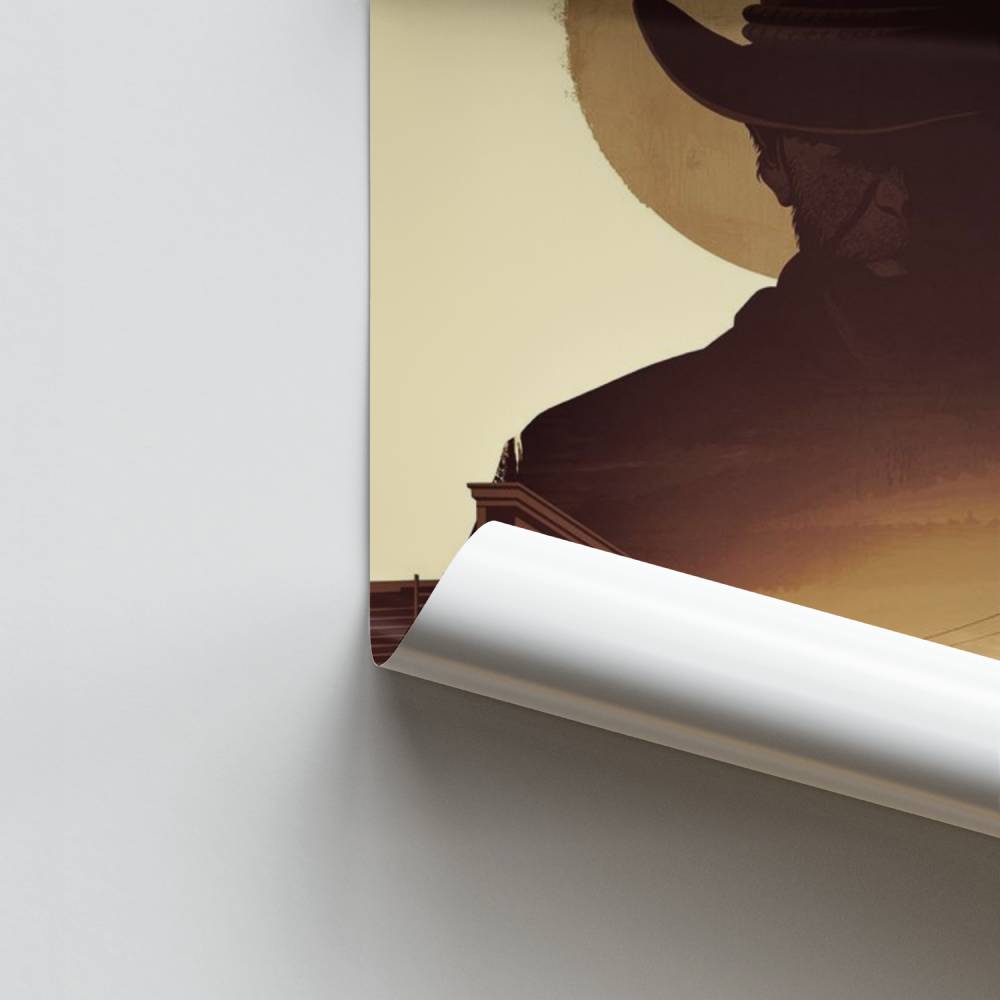 Pôster Épico do Velho Oeste