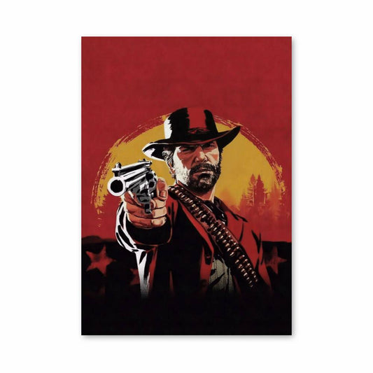 Poster Cowboy Écarlate
