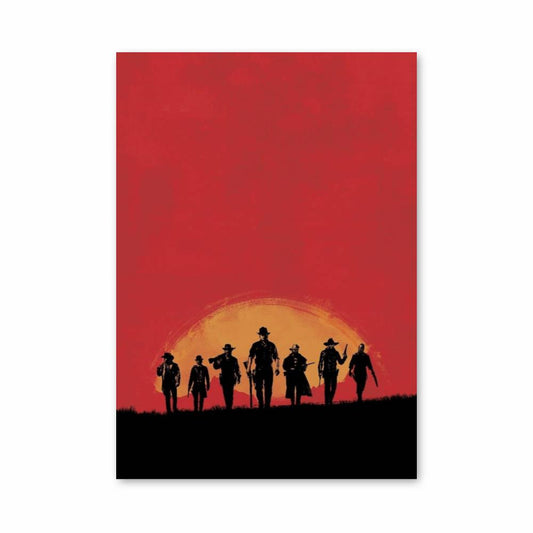 Poster Crépuscule Western