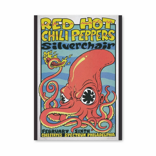 Poster Octopus Psychédélique