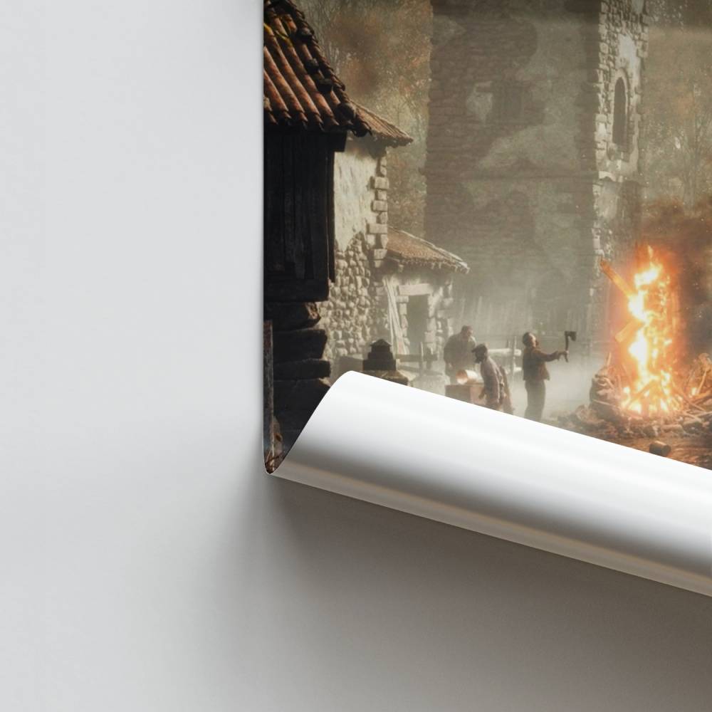 Póster Vila Assombrada