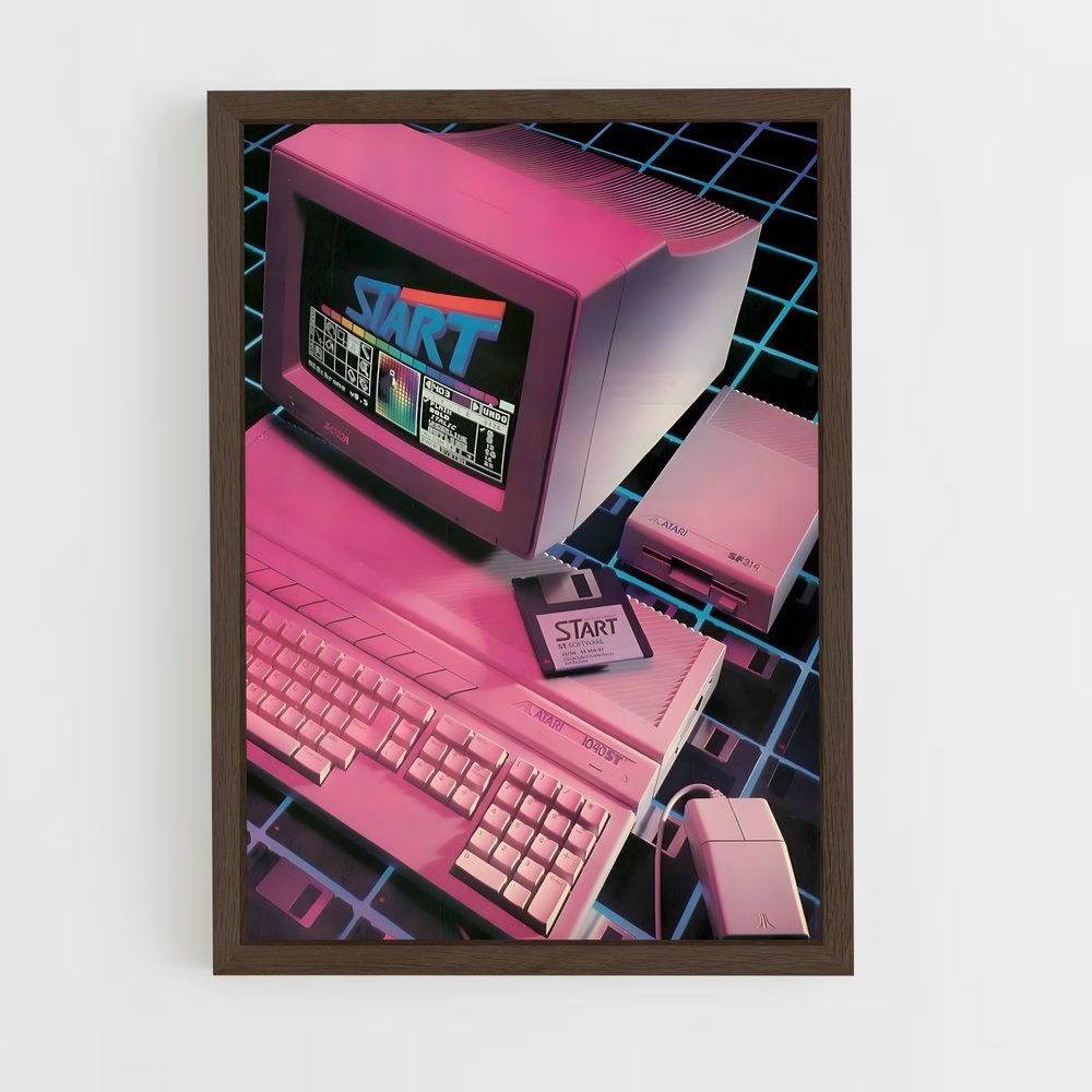 retro-6 cadre Bois foncé