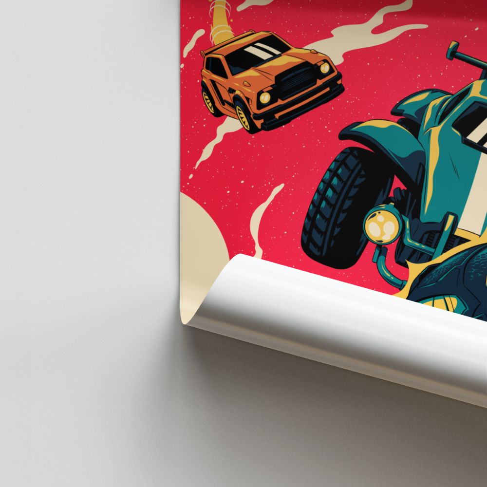 Pôster da Liga de Foguetes