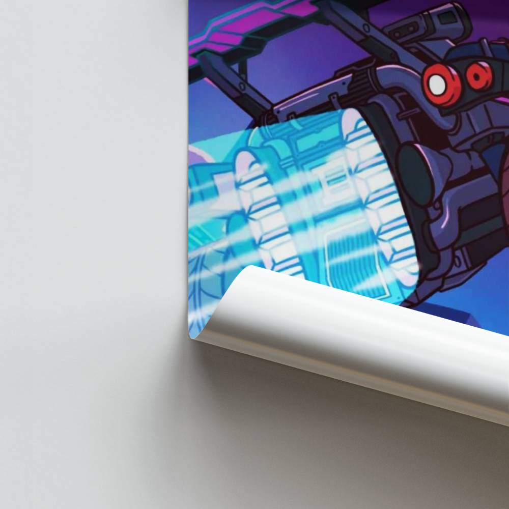 Pôster Rocket League Roxo