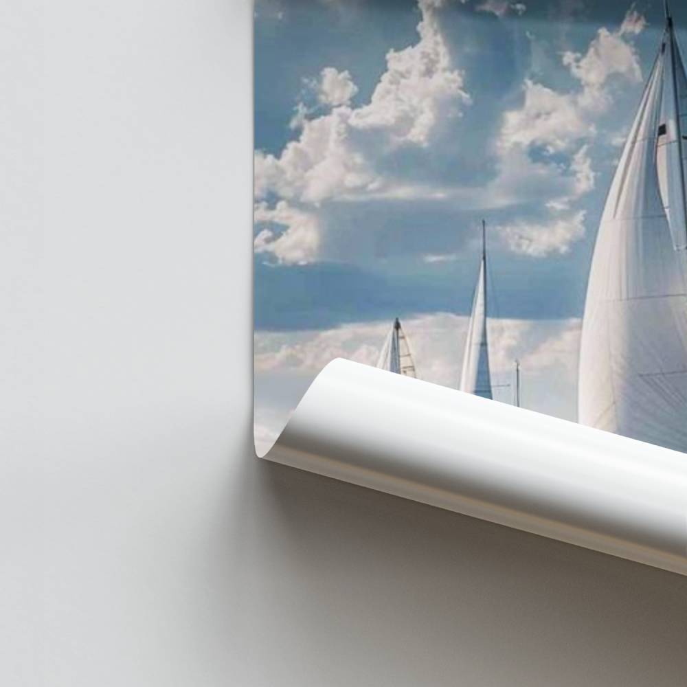 Poster Voiliers au Large