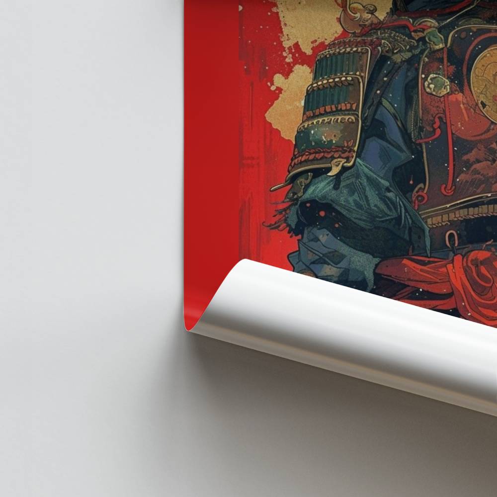 Poster Guerrier Écarlate