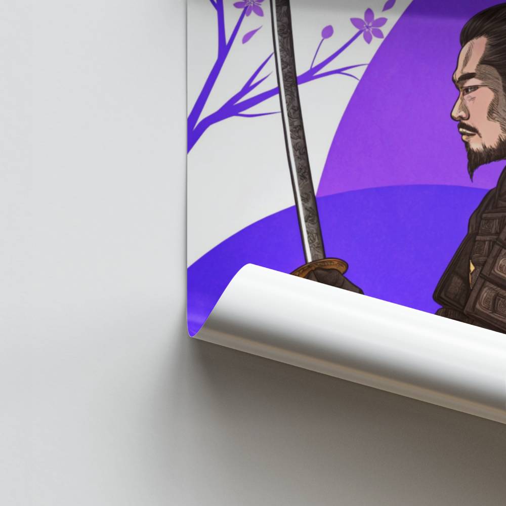 Poster Guerrier Serein