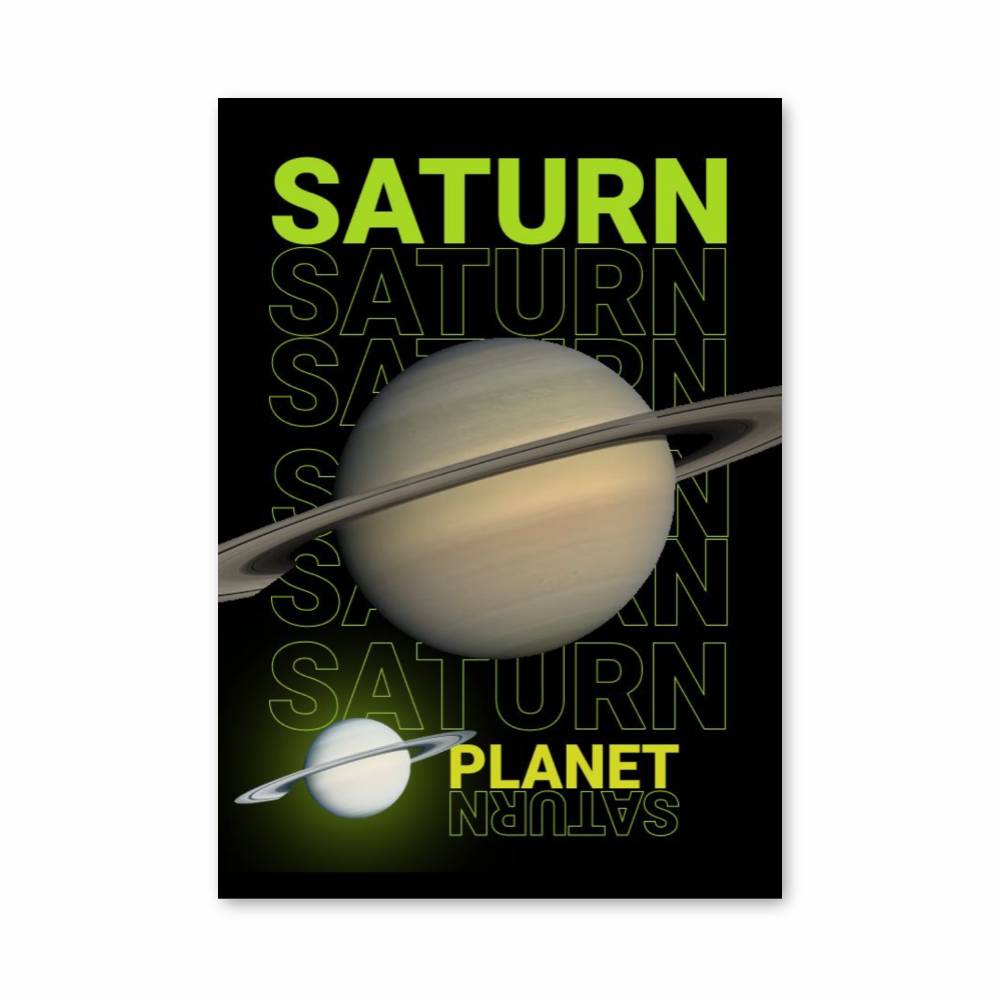Poster Planète Saturne