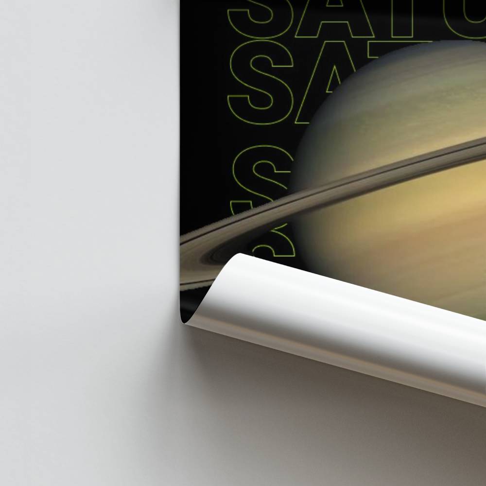 Pôster Planeta Saturno