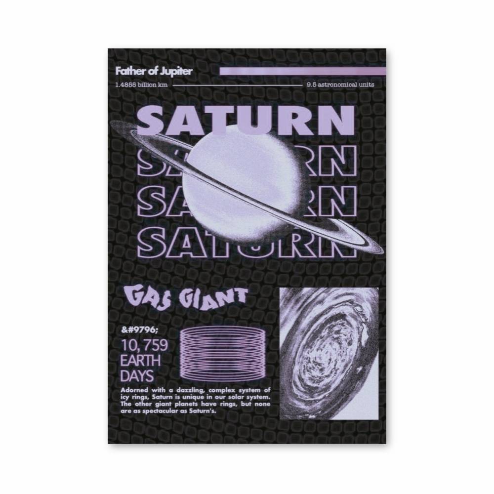 Poster Énigme de Saturne
