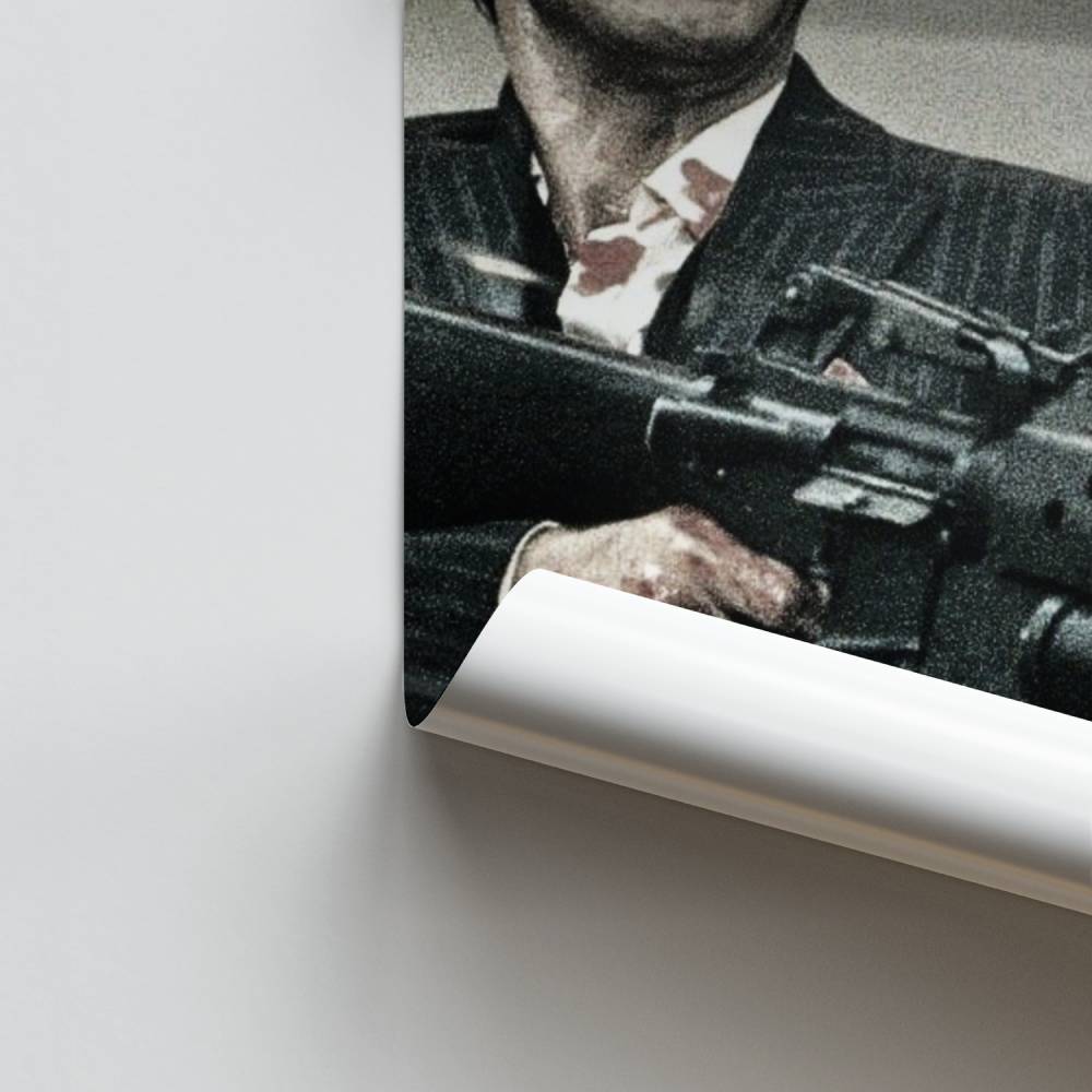 Pôster de tiro em Scarface