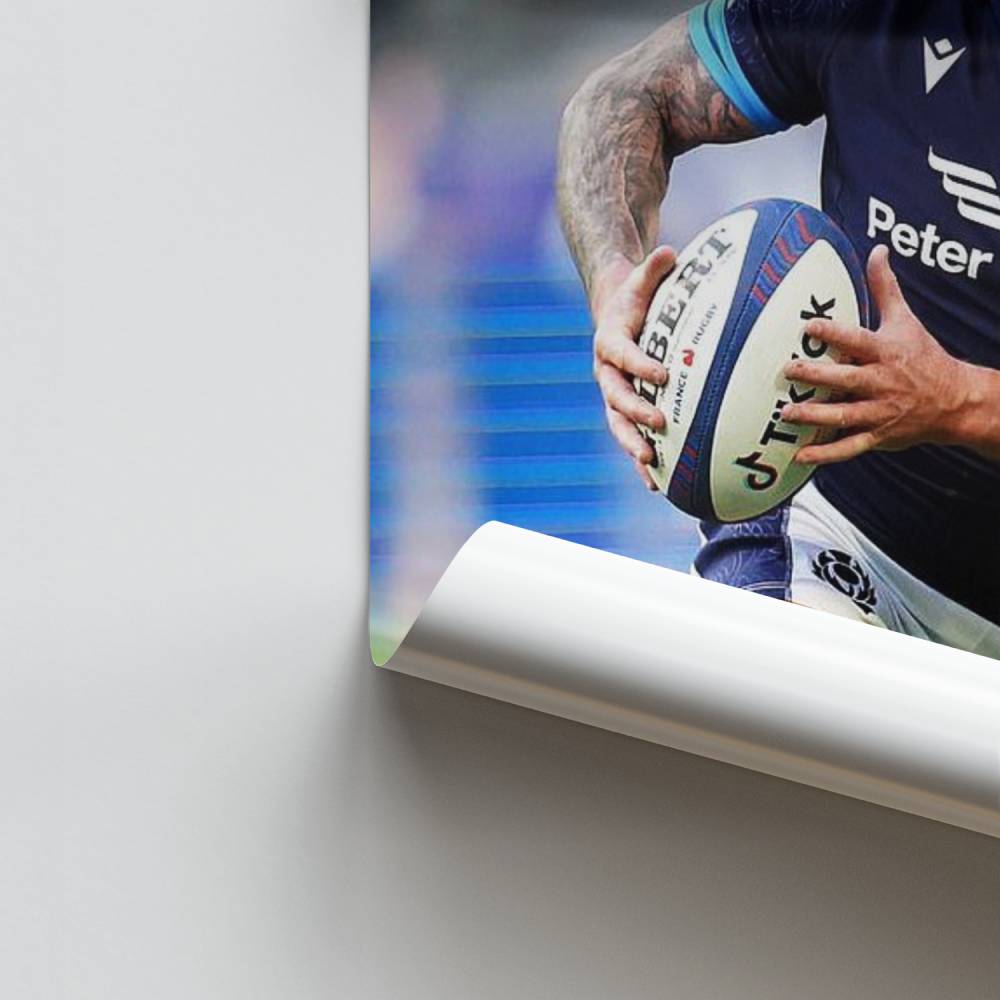 Pôster Dinâmico de Rugby Escocês