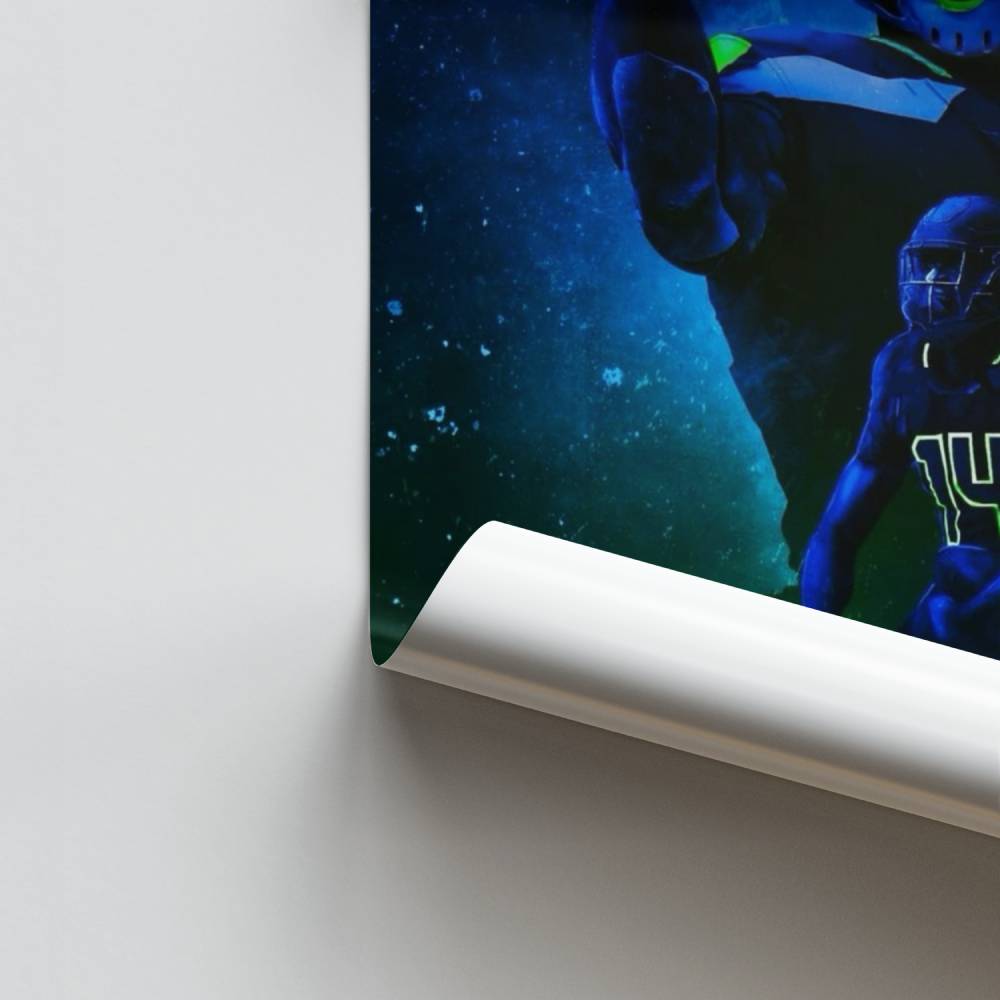 Pôster estrela dos Seahawks