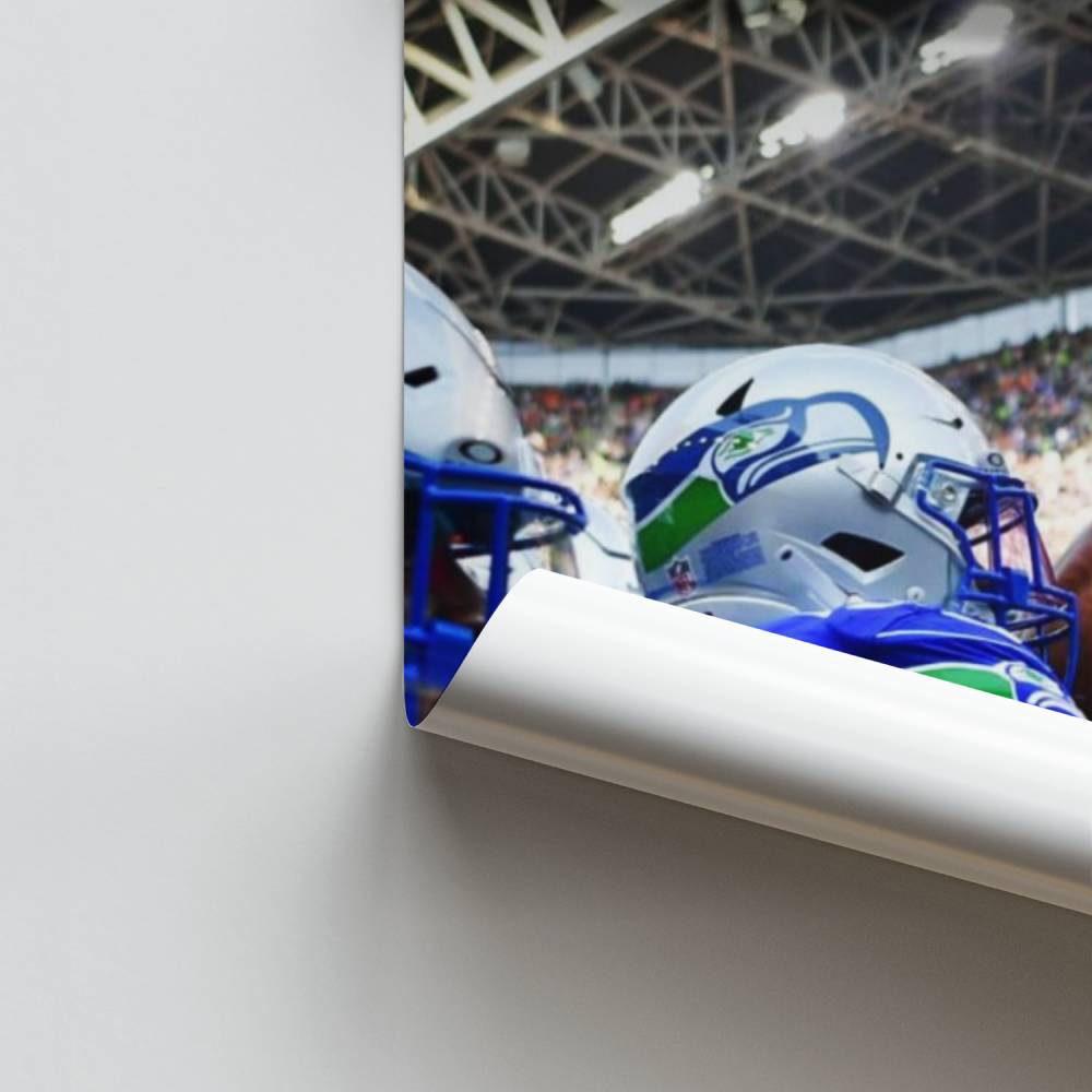 Poster Football Équipe Dynamique