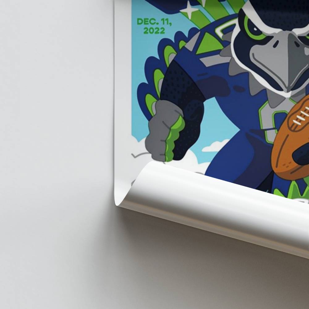 Pôster de intensidade dos Seahawks