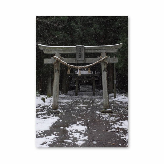Poster Passage Shinto Neige