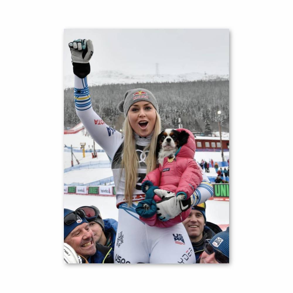 Poster Skieuse