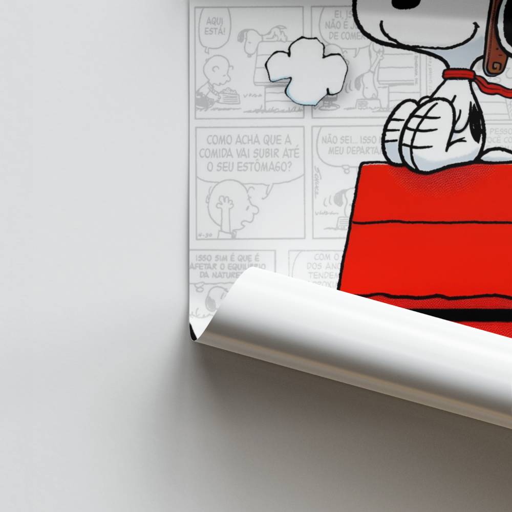Pôster Snoopy Aviador
