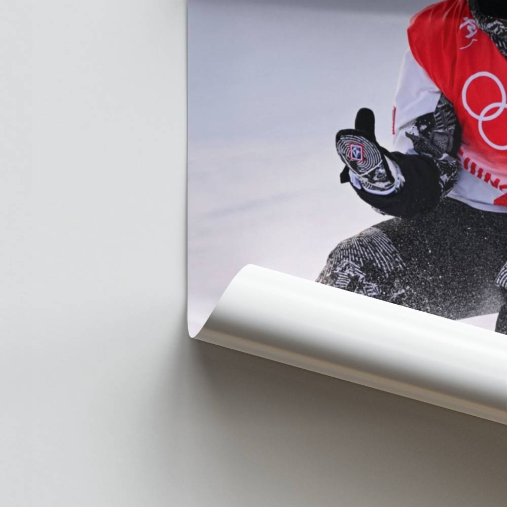 Pôster Vencedor do Snowboard