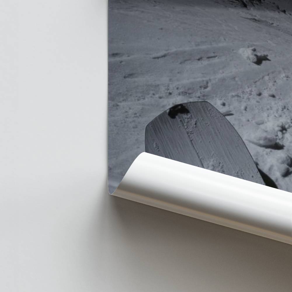 Póster Descida do alpinista