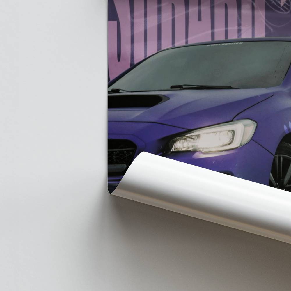 Poster Subaru WRX