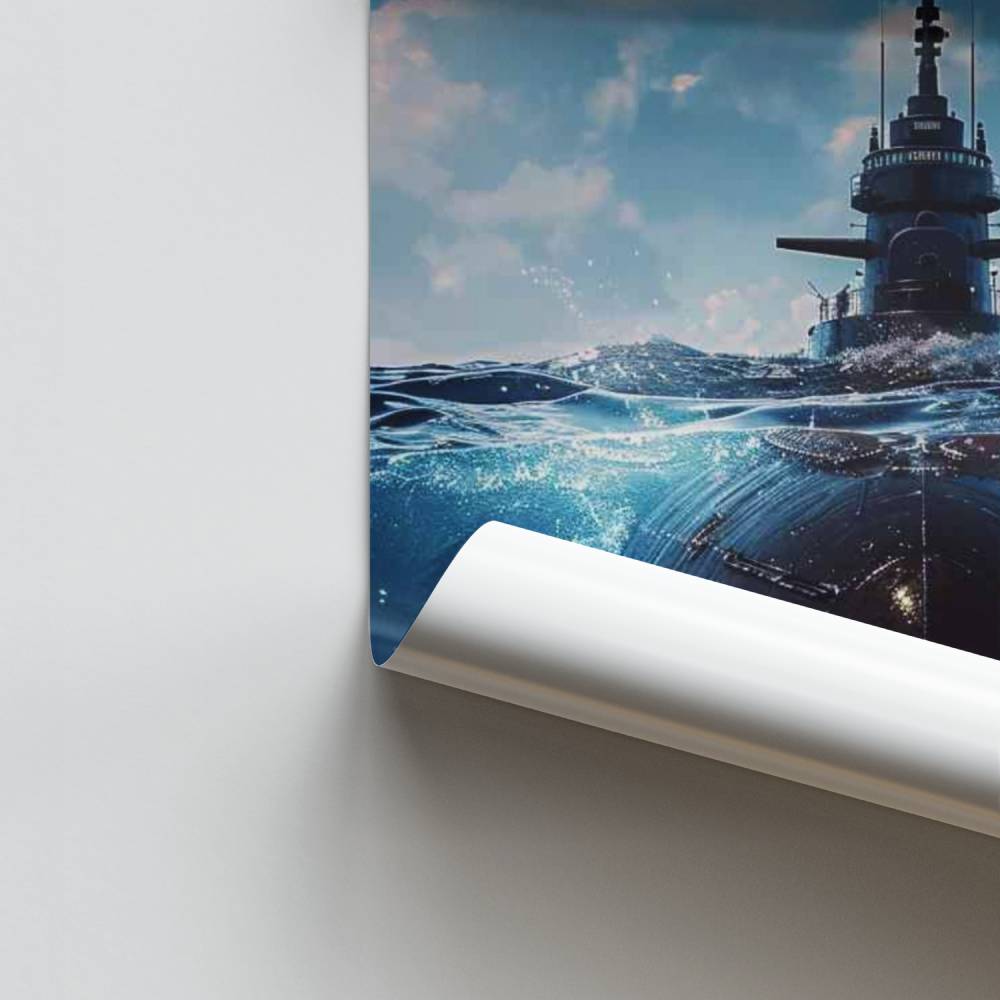 Pôster Submarino Majestoso