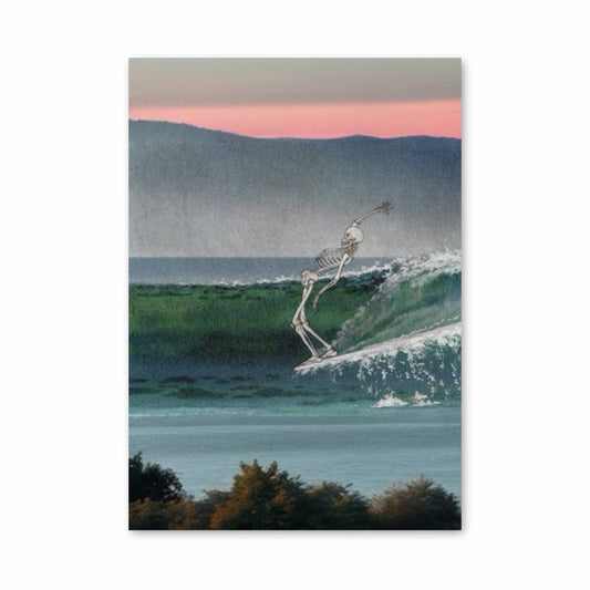 Poster Squelette Surfista