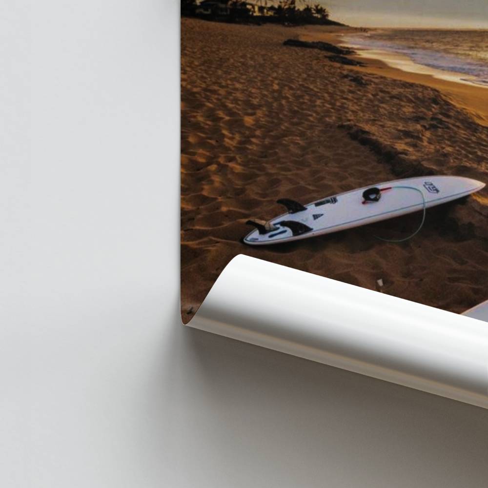 Pôster de fuga de surf