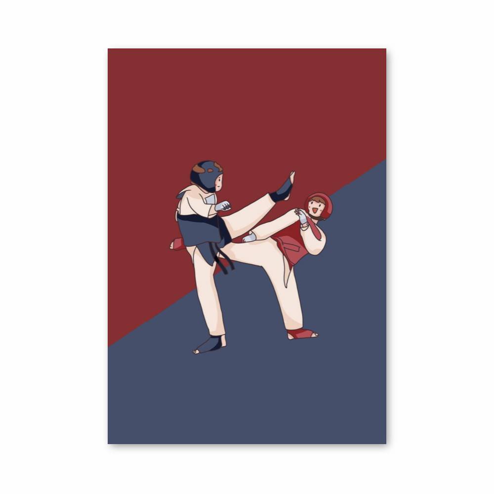 Poster Duel Taekwondo