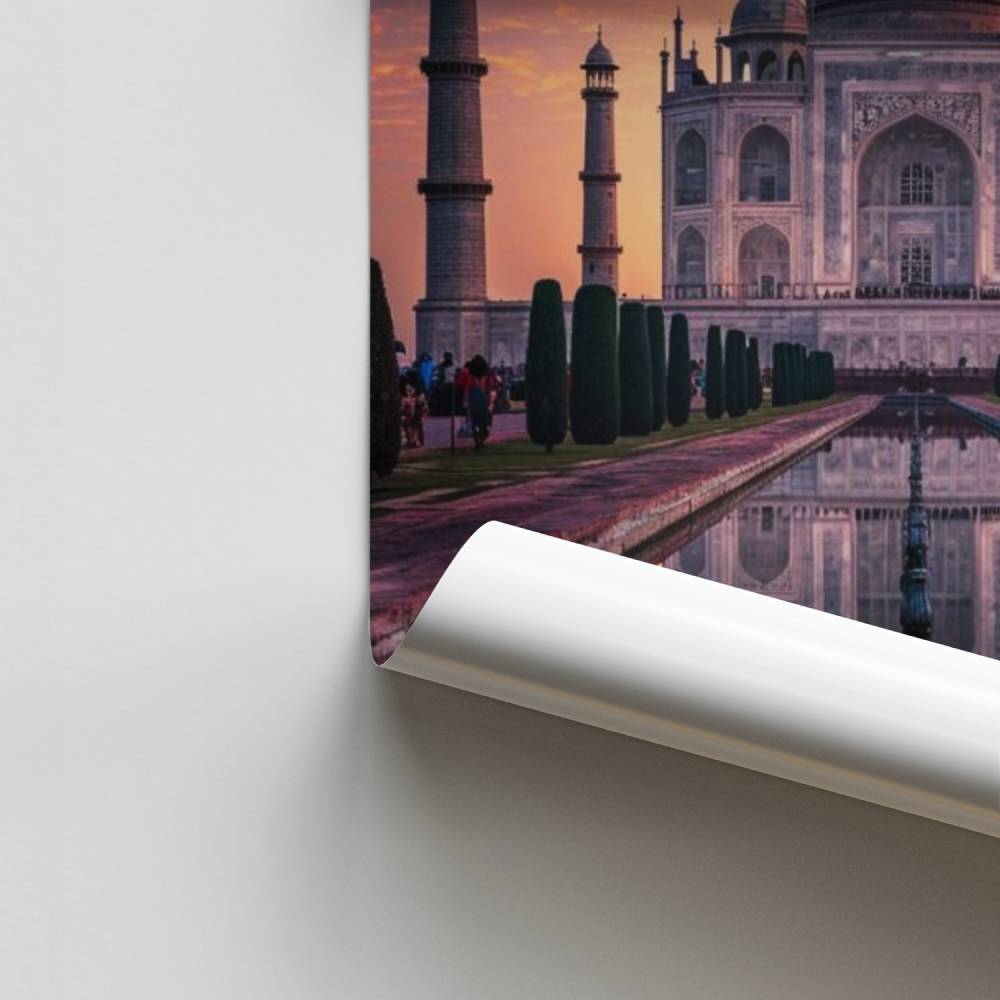 Poster Émerveillement Taj Mahal