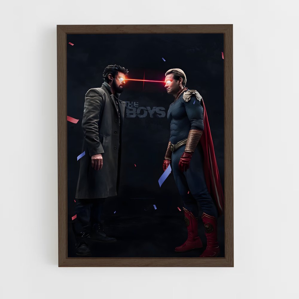 the-boys-17 cadre Bois foncé