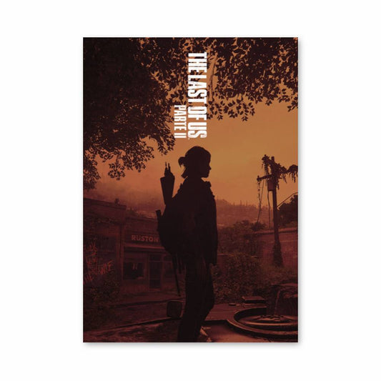 Poster The Last of Us Silhouette