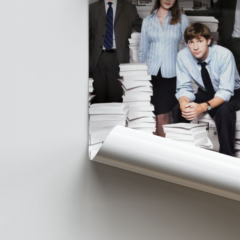 Cartaz de papel O escritório
