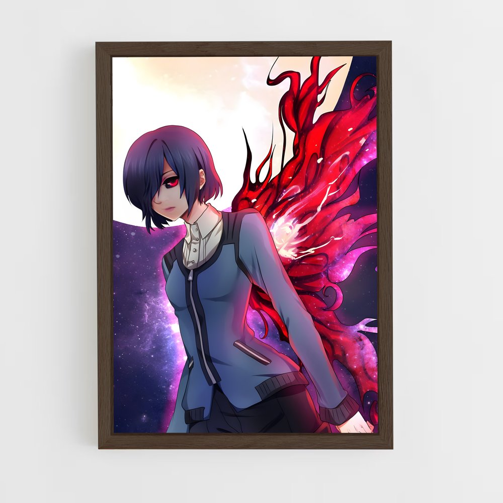 tokyo-ghoul-11 cadre Bois foncé