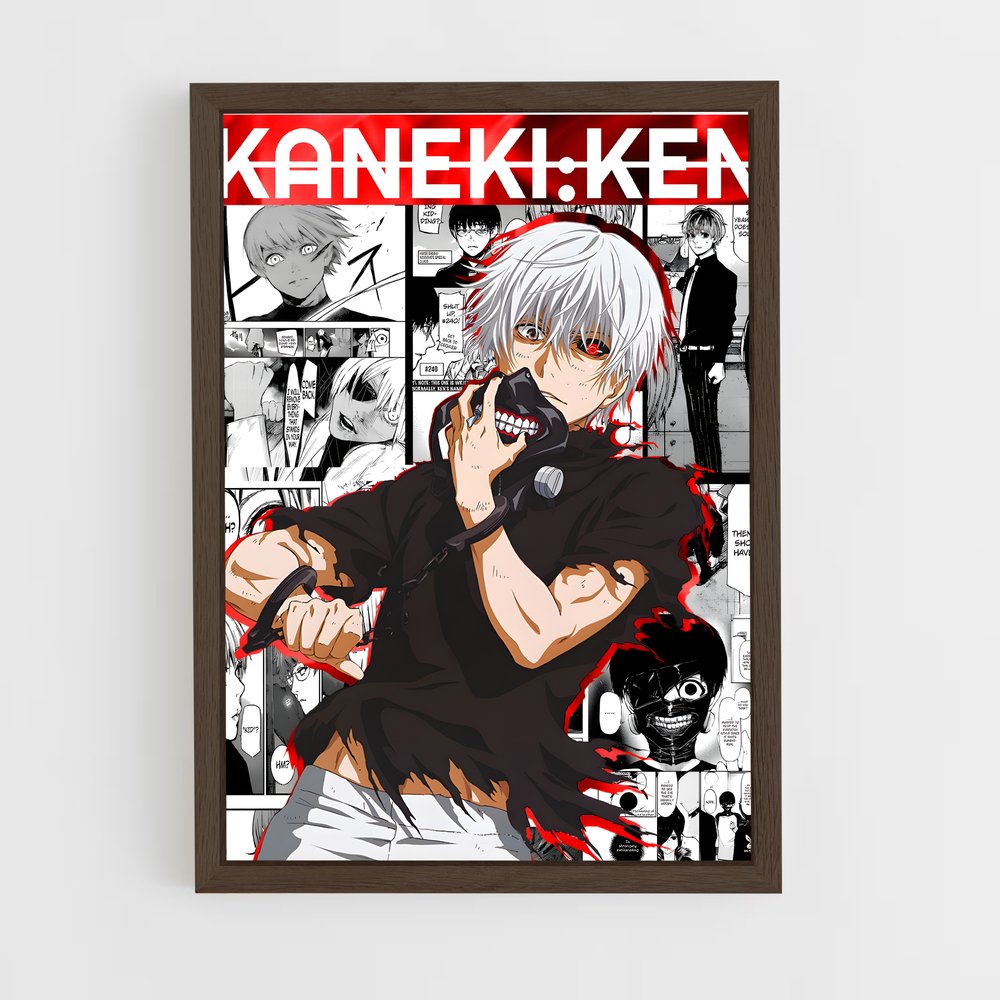 tokyo-ghoul-15 cadre Bois foncé