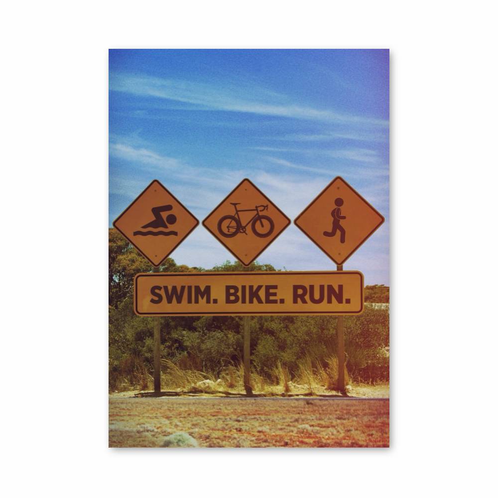 Poster Triathlon Trio