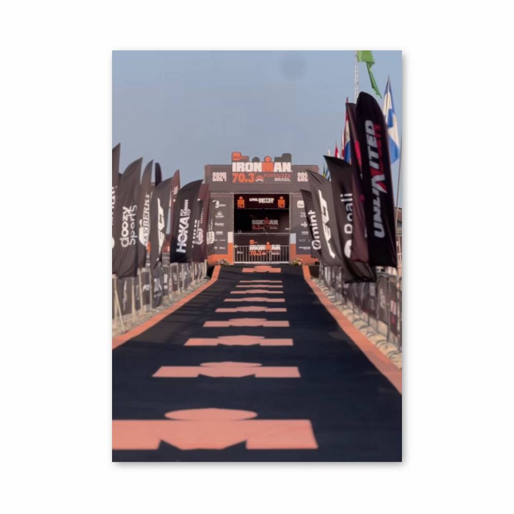 Poster Ironman Finish Line