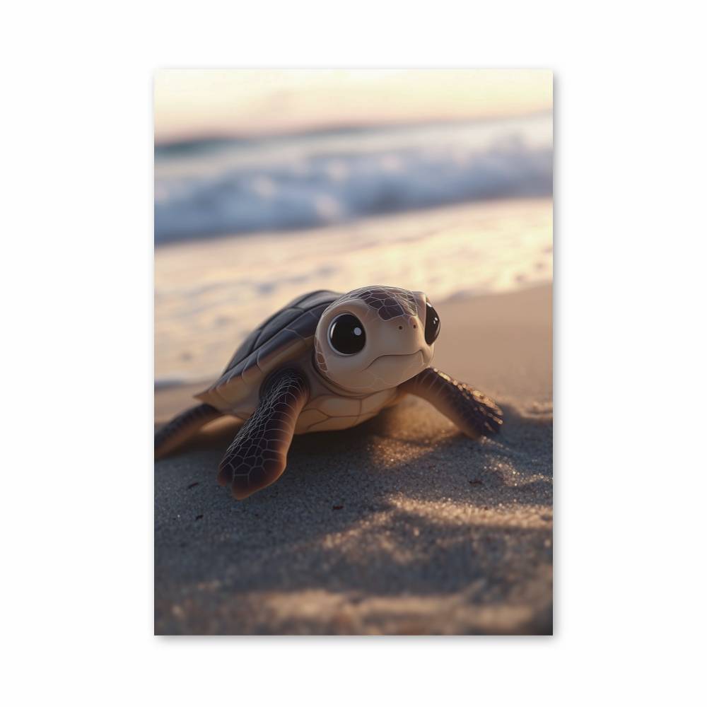 Poster Éveil Tortue