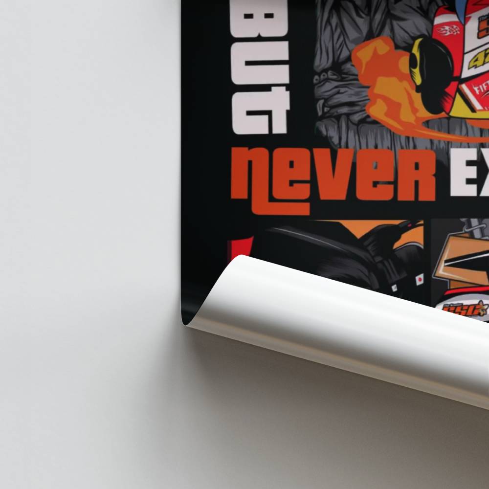 Pôster de velocidade vintage