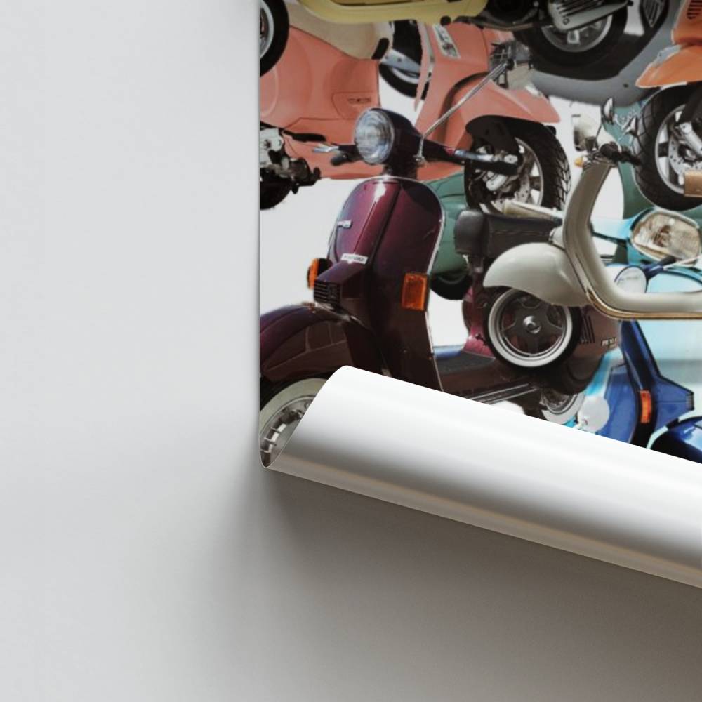 Pôster Vespas vintage