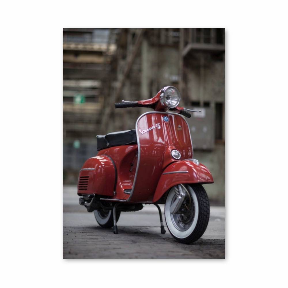 Poster Vintage Rouge