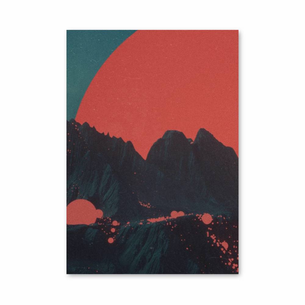 Poster Éruption Céleste