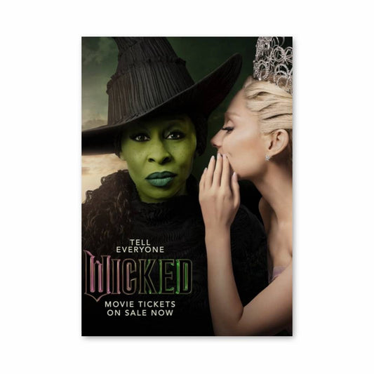 Poster Wicked Sorcière et Princesse