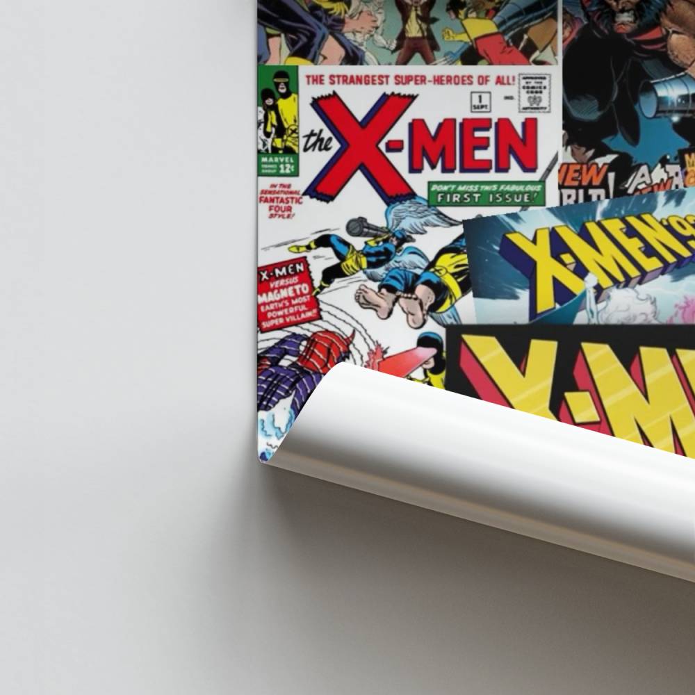 Poster X-Men Vintage Collage