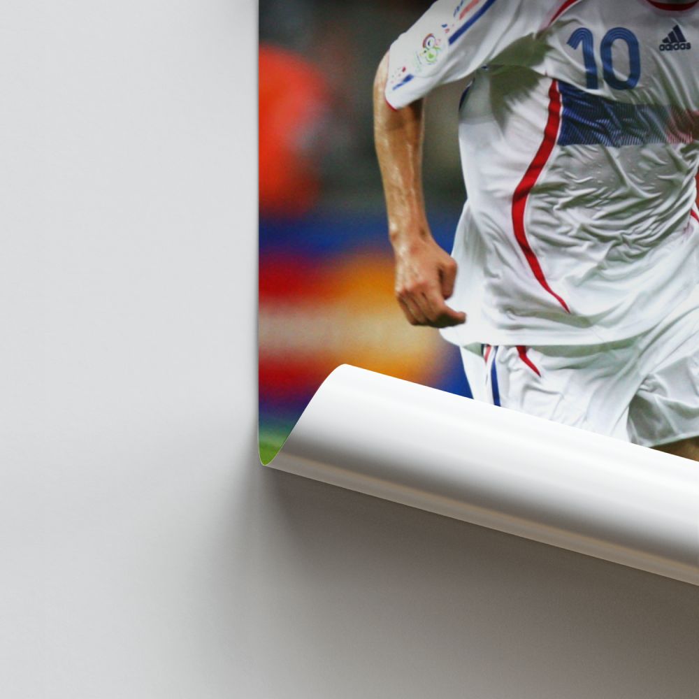 Poster Zinédine Zidane France