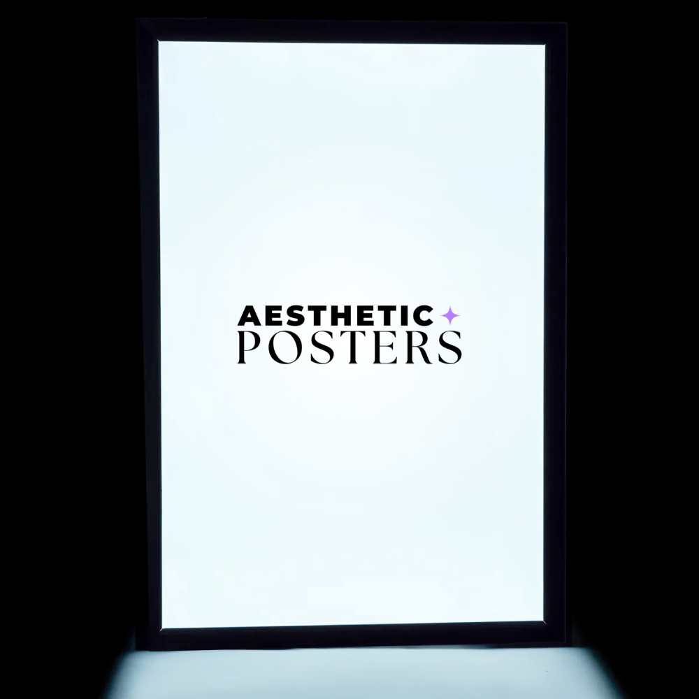 Moldura de LED para pôsteres