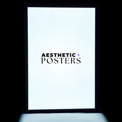 Moldura de LED para pôsteres