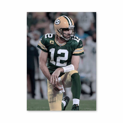 Poster Genoux Aaron Rodgers