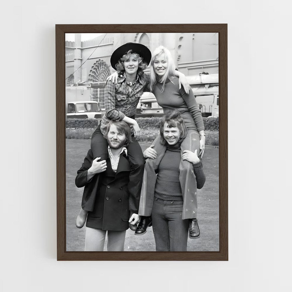 abba-1 cadre Bois foncé